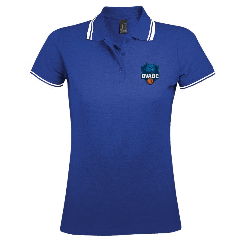 Polo coton femme