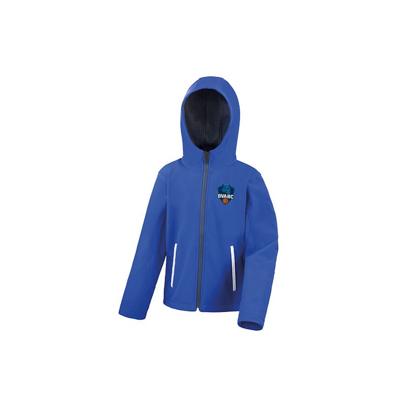 Softshell à capuche enfants