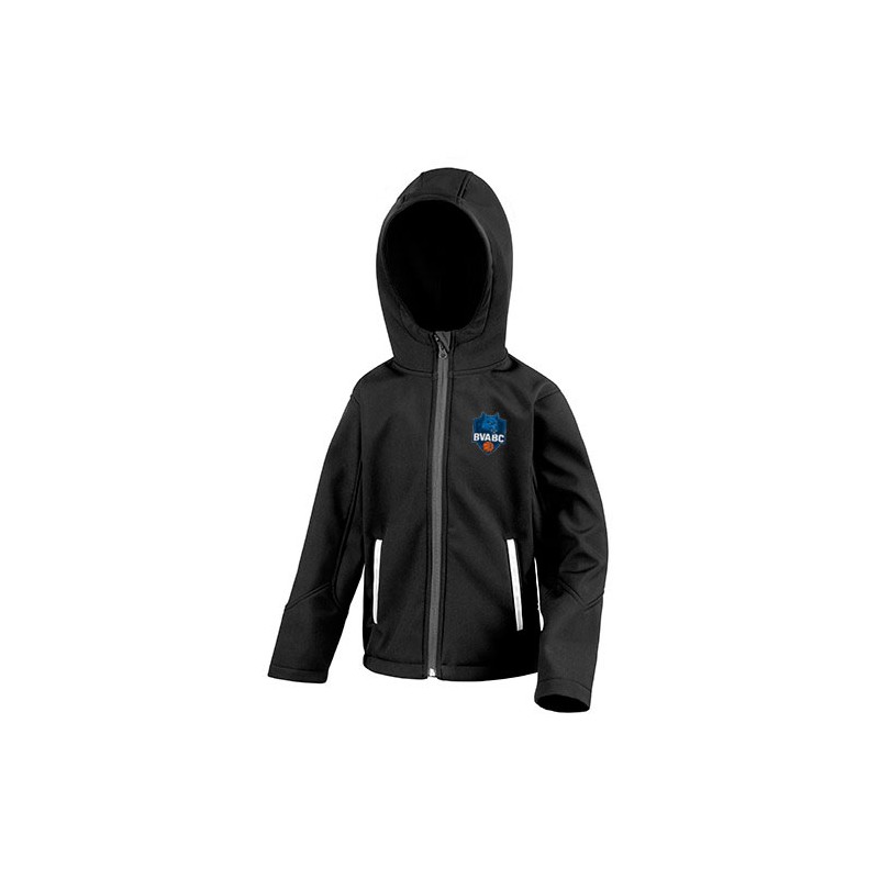 Softshell à capuche enfants