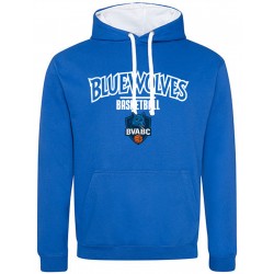 Sweat capuche contrastée...