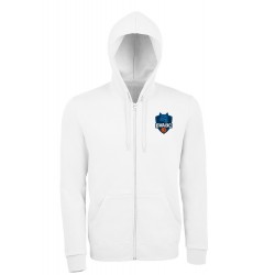 Veste zippée capuche adulte