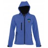 Softshell à capuche femme