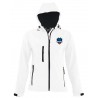 Softshell à capuche femme